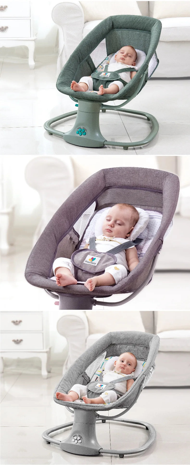 Baby bed Baby swing Baby Electric Rocking chair Rocking  cradle for newborn baby swing  Electric rocking chair Things for babies