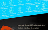 2.2L Intelligent Remote Dehumidifier Air Dryer Purifier Humidity-control Defrost Automatic Shut-down Moisture Absorption Machine