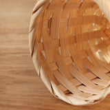 1PCs Small Basket Desktop Finishing Home Storage Bamboo Weaving Products Sundries Organizer Rattan Plant Box Wicker Basket