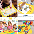 60/40cm Oversized Food Grade Silicone Waterproof Placemat Heat Insulation Anti-Skidding Washable Table Mat For Kitchen Dinner