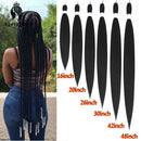 16/20/22/26/30/42/48 Polegada trança de cabelo longo jumbo trança caixa sintética tranças extensão yaki textura kanekalon cabelo