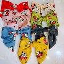 Girls' Wide-Brimmed Mickey Bow Hairpin, All-Match Minnie Hairpin, Handmade Fabric, Spring Clip, Cute Girls' Accessories, New 