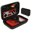 Handheld Game Console Maleta, Viagem protetora, Retro Mini Player Box, Cabo de carregamento, Earpods, Baterias