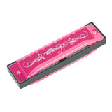 Armónica profesional con estuche para principiantes, 10 agujeros, 20 tonos, color, tono C, armónicas Hohner, regalo de Navidad 