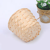 1PCs Small Basket Desktop Finishing Home Storage Bamboo Weaving Products Sundries Organizer Rattan Plant Box Wicker Basket