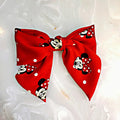 Girls' Wide-Brimmed Mickey Bow Hairpin, All-Match Minnie Hairpin, Handmade Fabric, Spring Clip, Cute Girls' Accessories, New 