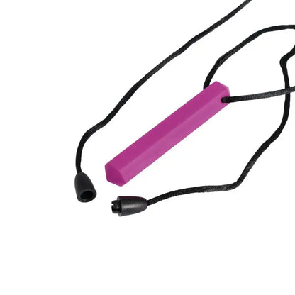 Collar sensorial para masticar, paquete de colgante de silicona para masticar, juguete de entrenamiento y desarrollo para bebés en dentición, autismo y ansiedad.