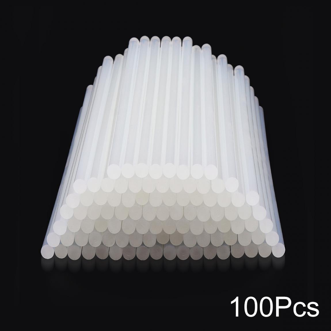 Hot Melt Adhesive Glue Gun 10/20/50pcs Transparent Hot Glue Sticks Silicone Rod for 7/11mm Gun DIY Tools Kitchen Cabinet Storage