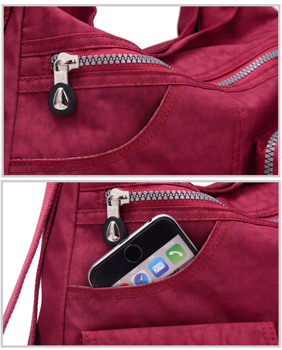 Luxury Handbags Women Bags Designer Waterproof Nylon Cloth Crossbody Bags for Women 2024 Large Capacity Lady Shoulder Bag Tote