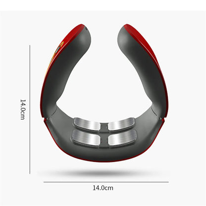 Electric Smart Massager Neck and Shoulder Pulse Massager Kneading Tens Wireless Heat Cervical Vertebra Relax Pain Relief