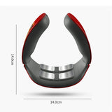 Masajeador eléctrico inteligente para cuello y hombros, masajeador de pulso, amasador, TENS inalámbrico, calor, vértebras cervicales, relajación, alivio del dolor.