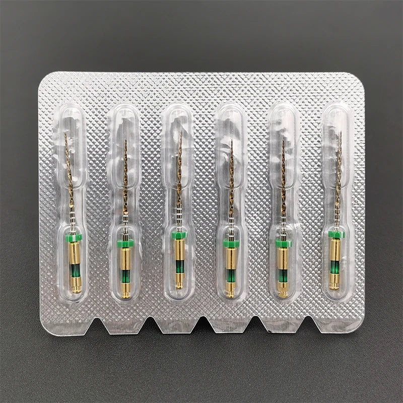 Dental Wave Gold One Files 6pcs/pack Reciprocational Large Primary Files Rotary Dental Endo NITI Files Endodontic Dental Files