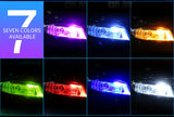 10X New W5W LED T10 Car Lights COB Glass Interior Parts Bulbs White ice blue Yellow Auto License Plate Lamp Dome Read Light 12V
