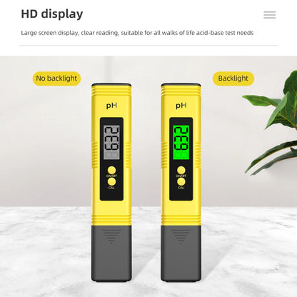 Medidor de TDS 0-9990 ppm Medidor de pH digital 0,01 pH Medidor de agua de alta precisión con bolígrafo Medidor de TDS y pH 0-14 pH Medidor de PPM LCD Filtro de acuario