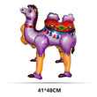 Globos de aluminio 4D de alpaca y camello que caminan, globos de animales de la selva, decoraciones para fiestas de cumpleaños, juguetes para el hogar 