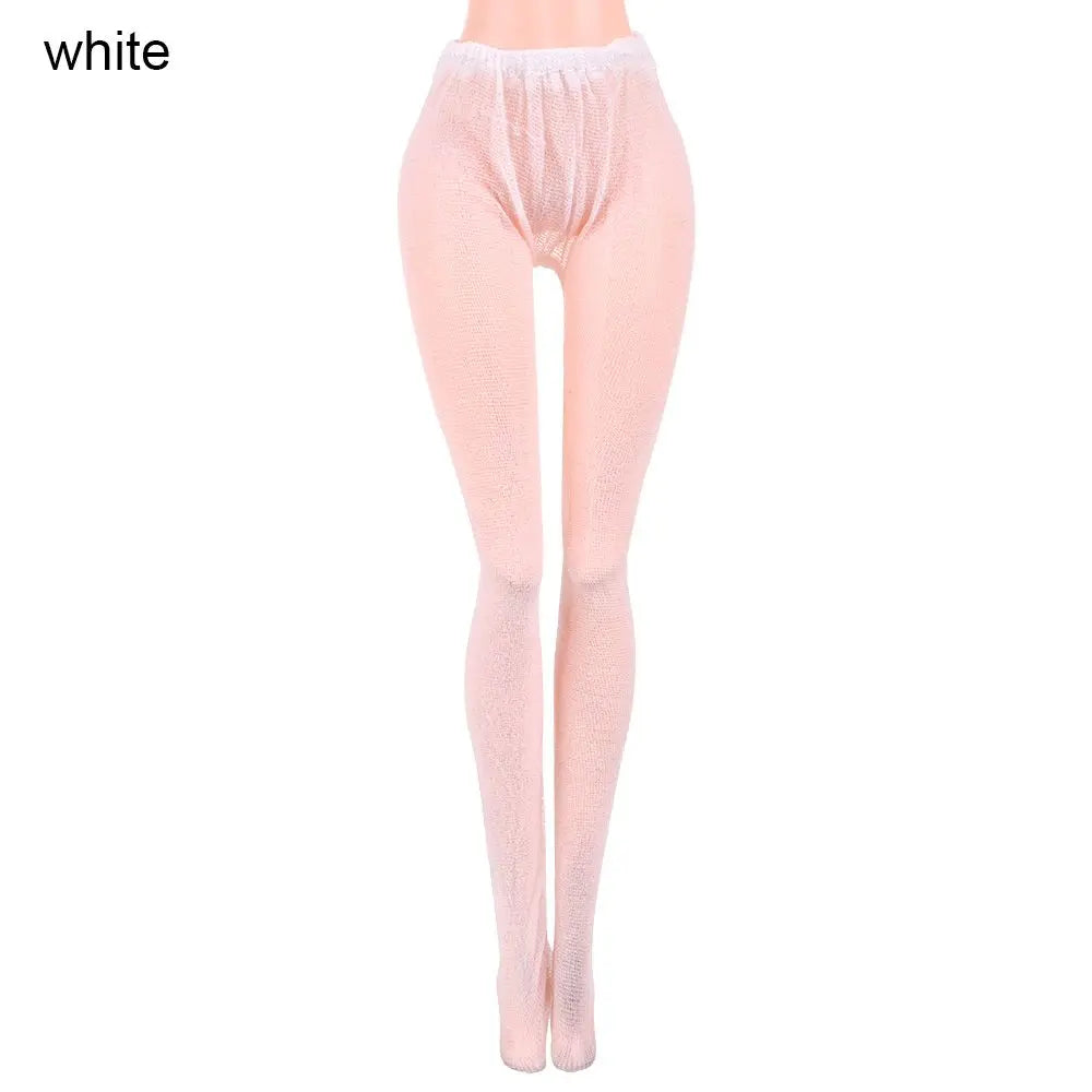 Mini Elastic Leggings Doll Silk Stockings Dolls Pantyhose Colorful Pantyhose Bottoms Socks Miniature Clothes Suits 1/6