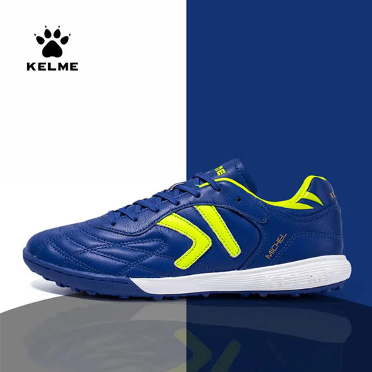 Botas de fútbol KELME TF, botines de piel de becerro, zapatillas de entrenamiento originales para fútbol sala profesional ZX80011017