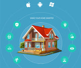 Tuya WiFi Zigbee Door Sensor Contact Sensor Open Closed Detector Smart Home Alarm Security Protection Work with Aleax Smart Life