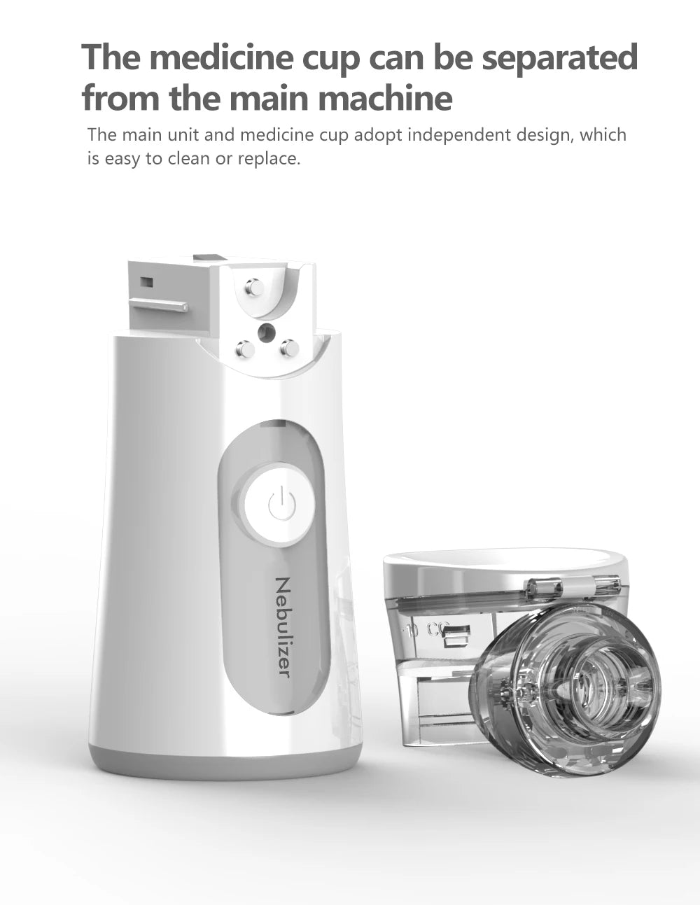 Handheld Portable Autoclean Inhale Nebulizer Mesh Atomizer Silent Inhaler Nebuliser Inhalator for Kids Portable Nebulizer