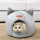 New Deep Sleep Comfort In Winter Cat Bed Little Mat Basket Small Dog House Products Pets Tent Cozy Cave Nest Indoor Cat Bed