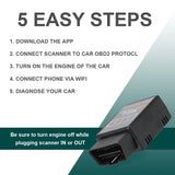 OBD2 Car Diagnostic Tool Scanner ELM 327 V2.1 OBD2 Code Reader Car Scanner Tool WIFI ELM327 OBDII Auto Diagnostic Tool