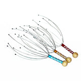 Octopus Head Massager Scratching Scalp Relaxation Relief Body Massager Scratcher Relieves Tension Health Care Tools Random