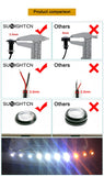 CARPTAH 1pcs Eagle Eye LED Car Light Daytime Running Lights DRL Car Parking Signal Lamp 12v 18mm 23mm For Motorcycle Auto