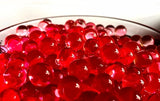 600 unidades/bolsa de perlas de agua de cristal para suelo, bolas de hidrogel Orbiz para cultivo, grandes flores decorativas para decoración del hogar y bodas. 