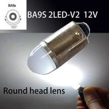 2PCS  BA9S T4W LED Car light bulb T2W T3W H5W interior Car LED License Plate light DC12V 12913 12910 12929 BA9 57 756 1816  1891