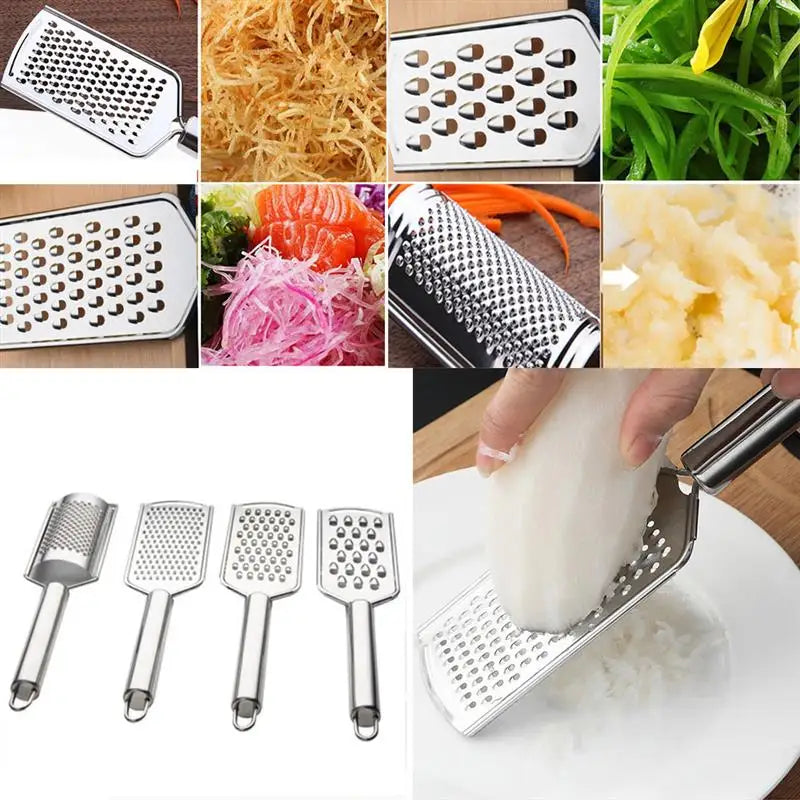 Stainless Steel Cheese Lemon Kitchen Grater for Vegetables Potato Ginger Slicer Food Cutter Kitchenware Accessories