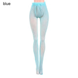 Mini Elastic Leggings Doll Silk Stockings Dolls Pantyhose Colorful Pantyhose Bottoms Socks Miniature Clothes Suits 1/6