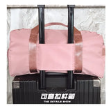 Outdoor Waterproof Nylon Sports Gym Bags Men Women Training Fitness Travel Handbag Yoga Mat Sport Bag with shoes Compartment