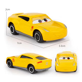 7PCS/Set Disney Pixar Cars 3 Lightning McQueen Jackson Storm Mack Truck 1:55 Diecast Metal Car Model Toy Boy Christmas Gift