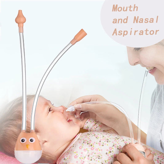 Aspirador nasal para bebés recién nacidos, limpiador nasal, succionador, herramienta de protección, cuidado de la salud, dispositivo de succión nasal bucal para bebés.