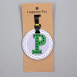 Newest Cute 26 Letters Luggage Travel Accessories Tag Silica Gel Suitcase ID Addres Holder Baggage Boarding Tag Portable Label