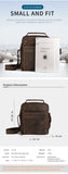 JOYIR New Genuine Leather Men Vintage Handbags Small Flap Men's Shoulder Bag Casual Office Messenger Bags Fashion Crossbody Bag
