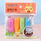 4Pcs/lot Primary Student Learning Partner Children Student Stationery Pencil Holder Exerciser Correct Pen Holder Posture Hold