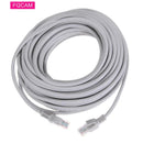 Cables de red para cámaras IP, accesorios para sistemas NVR, POE, RJ45, 3 m, 5 m, 10 m, 20 m, 30 m, Ethernet, CAT5, CAT5E, PC 