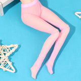 Mini Elastic Leggings Doll Silk Stockings Dolls Pantyhose Colorful Pantyhose Bottoms Socks Miniature Clothes Suits 1/6