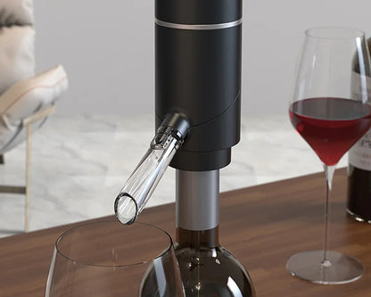 Decantador eléctrico USB Decantador eléctrico inteligente de vino tinto Decantador eléctrico neumático fácil de limpiar Dispensador de vino creativo