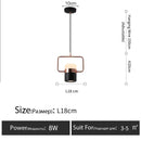 Nordic style designer lamp Dining table light art creative bar counter Kitchen bedroom bedside LED modern chandelier home decor