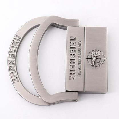 Men's & women's belt buckle tactical fashion suitable for canvas cotton belt 38MM-40MM belt zinc alloy quick release men's belt