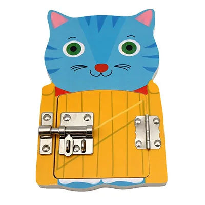 Children Lock DIY Busy Board Baby Montessori Teaching Aid Games  Lock Cognition Toy Kids Education Motor Skill Toys Busyboards