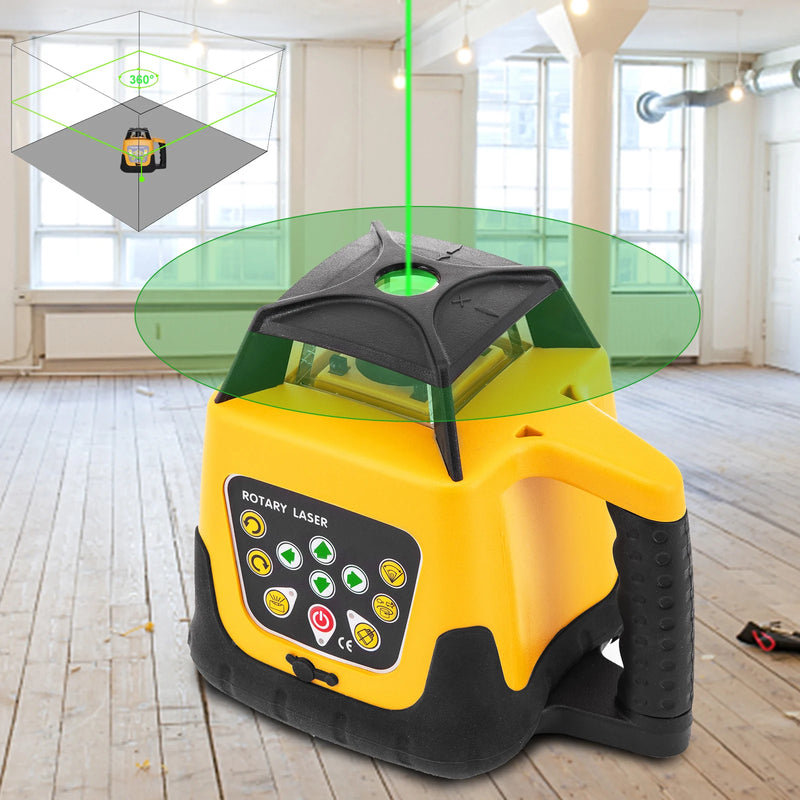 VEVOR 360 Rotary Laser Level Self-Leveling 500m Vertical Horizontal Scanning Professional Powerful Measurement Construction Tool