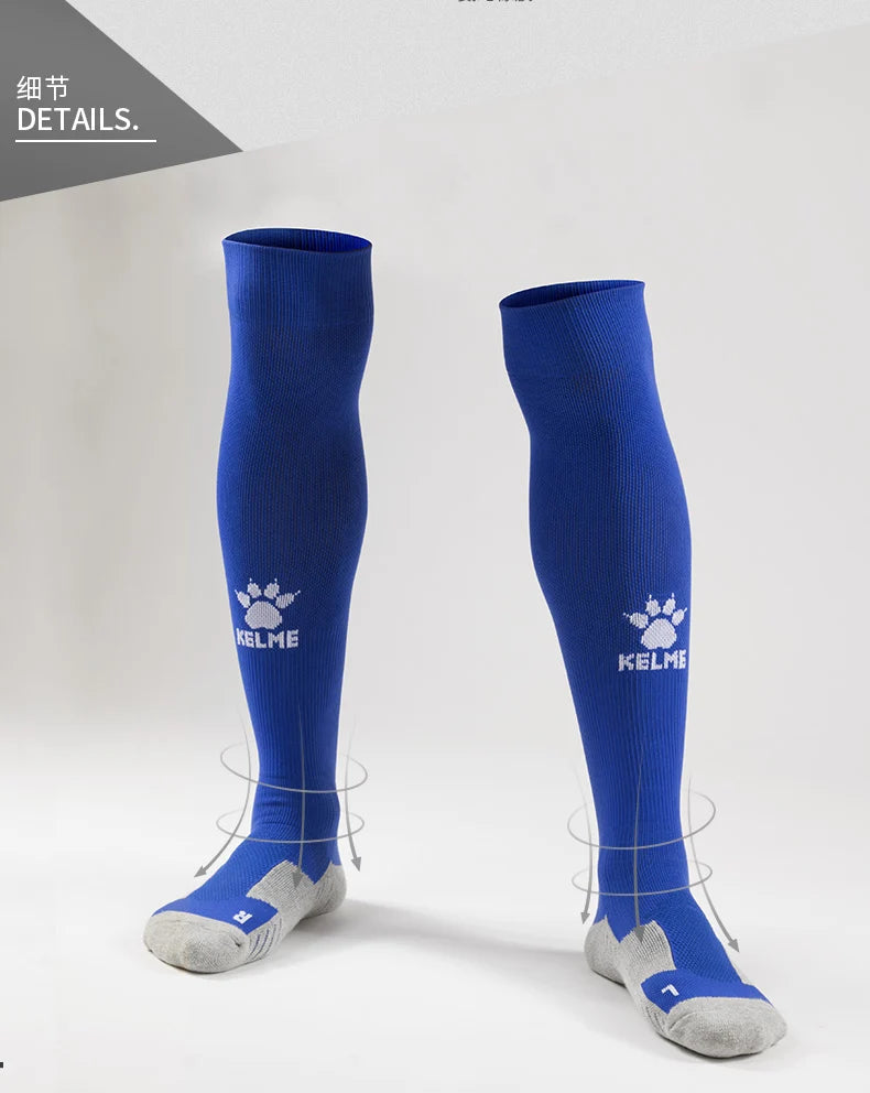 KELME Sport Socks Men Soccer Socks Anti-Slip Football Socks Cotton Stockings Good Quality Breathable Male K15Z908
