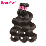 Kit de mechas de cabelo humano ondulado natural - ondas body wave