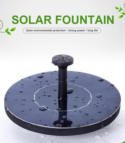 Mini Solar Water Fountain Pool Pond Waterfall Fountain Garden Decoration Outdoor Bird Bath Solar Powered Fountain Floating Water