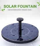Mini Solar Water Fountain Pool Pond Waterfall Fountain Garden Decoration Outdoor Bird Bath Solar Powered Fountain Floating Water