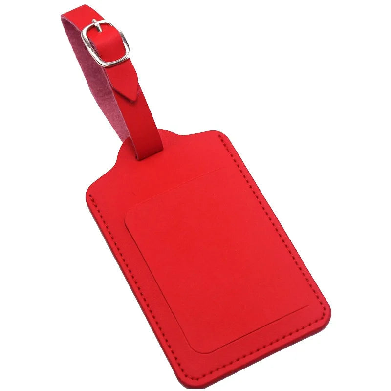 Quality Leather Luggage Tag Travel Accessories Suitcase ID Address Name Holder Baggage Boarding Tag Portable Label Drop Shipping