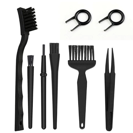 Kit de cepillos profesionales para limpieza de computadoras, 6-8 piezas, antipolvo y antiestáticos.